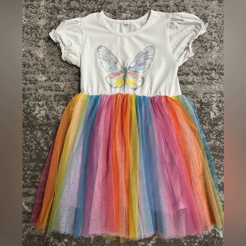Girls Butterfly Tutu dress